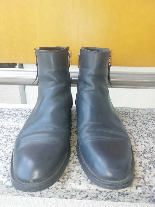 Botki skórzane skóra Gino Rossi granatowe sķóra naturalna 39 sztyblety