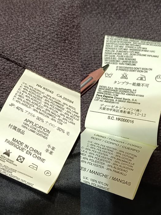 Diesel  Double breasted