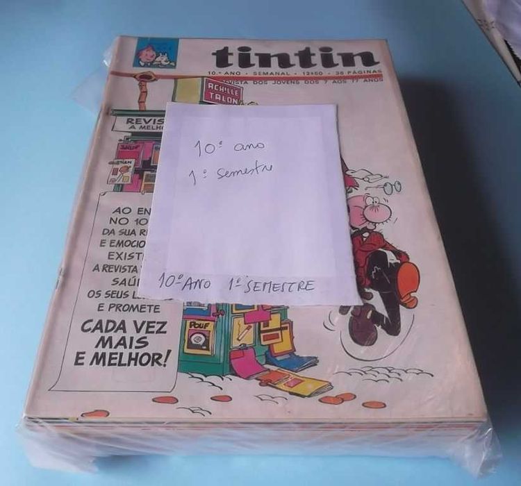TINTIN - Vários anos e semestres completos!!