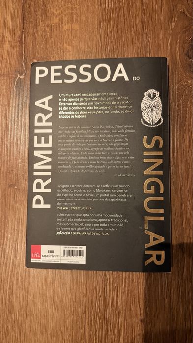 Livro Primeira pessoa do singular