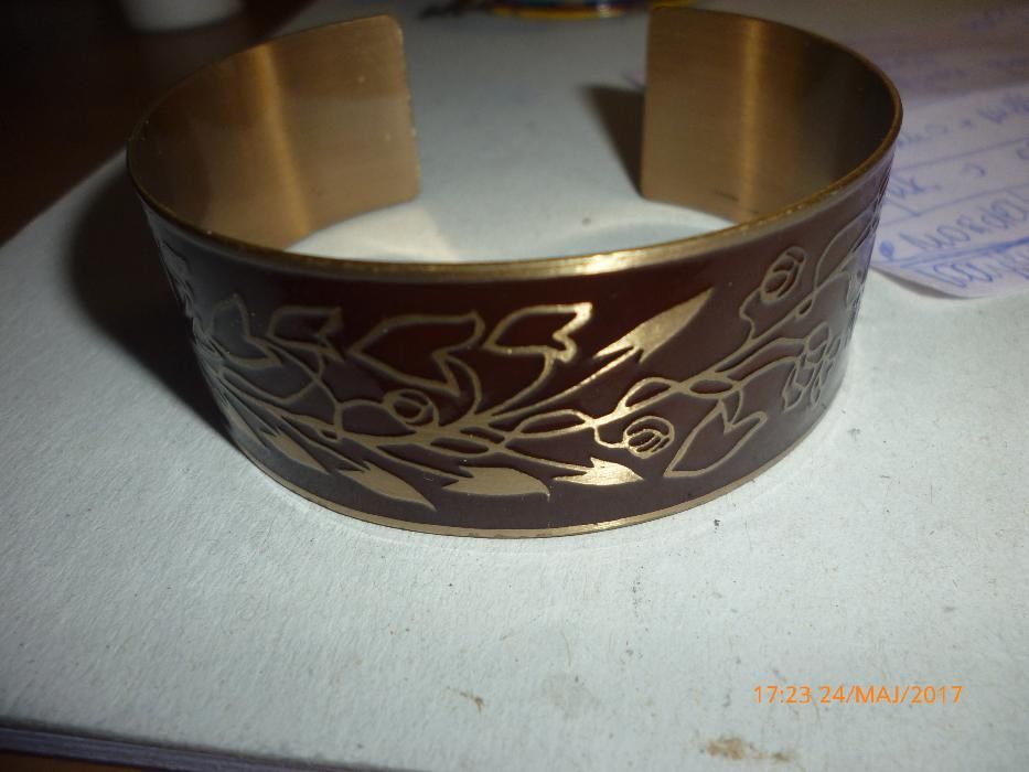 Bransoleta "brąz mosiądz"