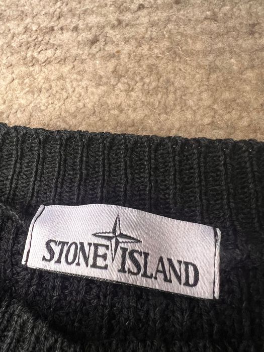 Светр stone island L вʼязаний
