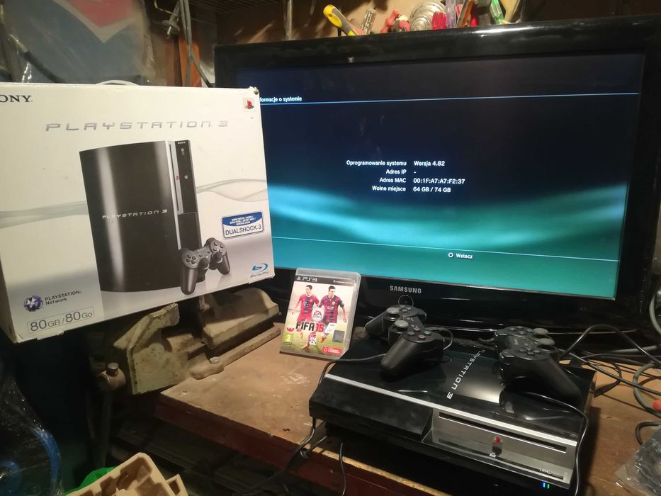 Karton do konsoli ps3 wkładki instrukcje KOMPLETNY fat slim super slim