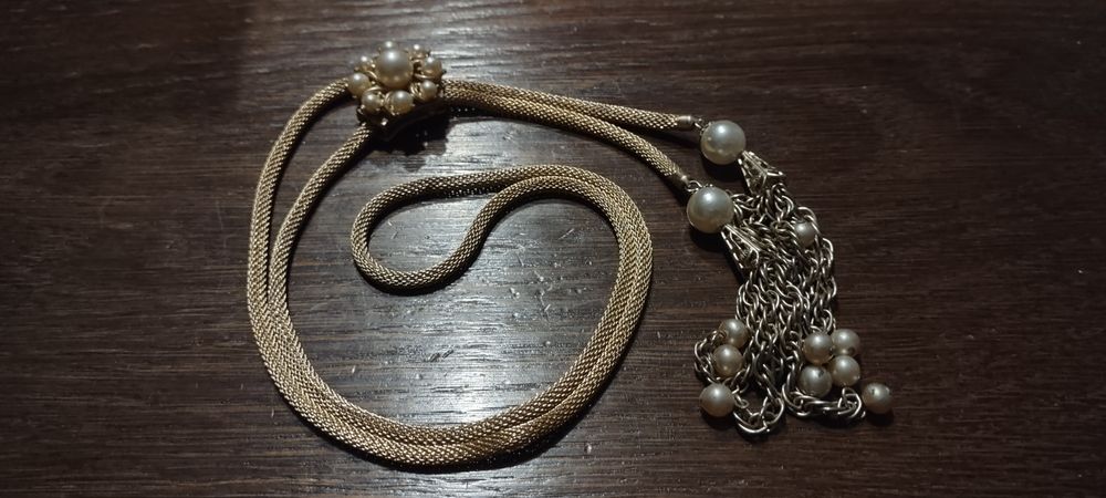 Naszyjnik vintage, Boho, PRL, y2k, chwost