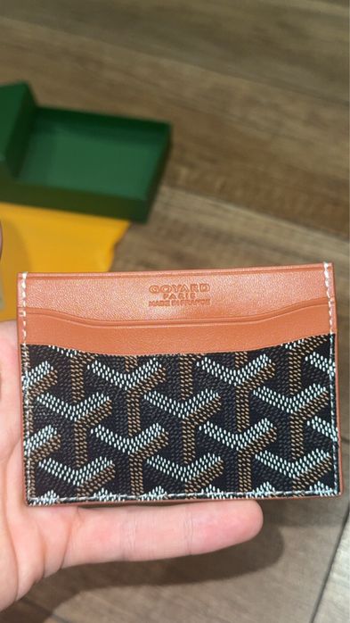 Czarny Portfel Goyard Saint-Sulpice Card Wallet