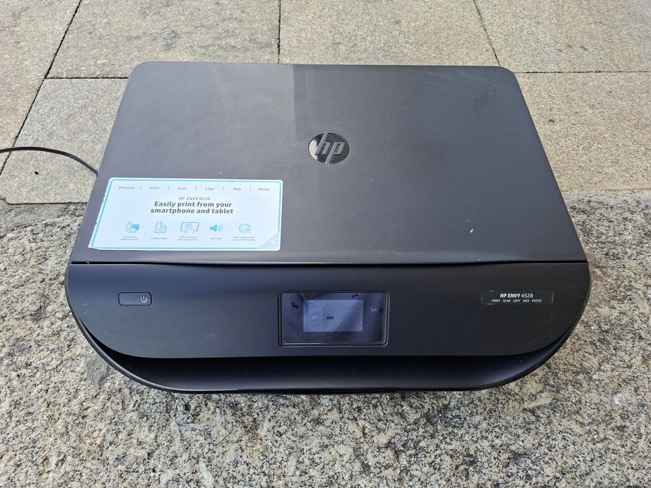 Impressora HP a funcionar