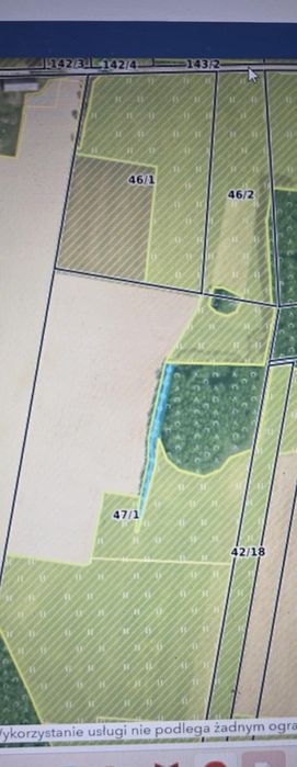 Działka rolna 12ha Mocarze gm. Jedwabne