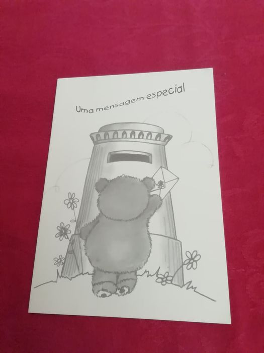 Postal de aniversário, escrito