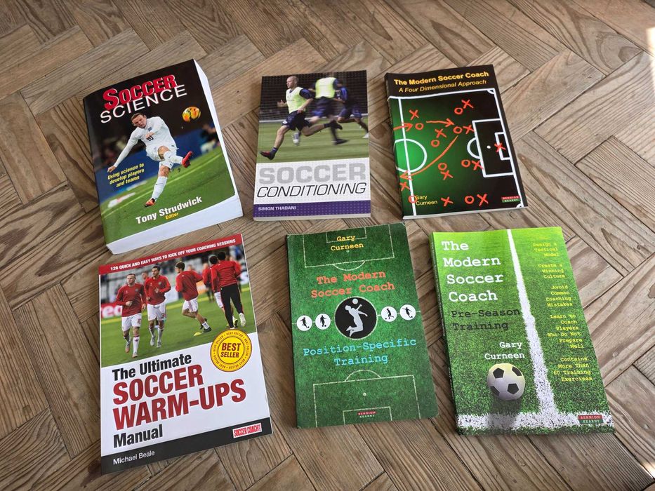 Coleção 108 Livros de Futebol - Tática, Treino, Guardiola, Mourinho