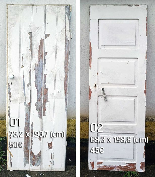portas e janelas antigas de (verdadeira) madeira  | optimas para restauros de espaços vintage