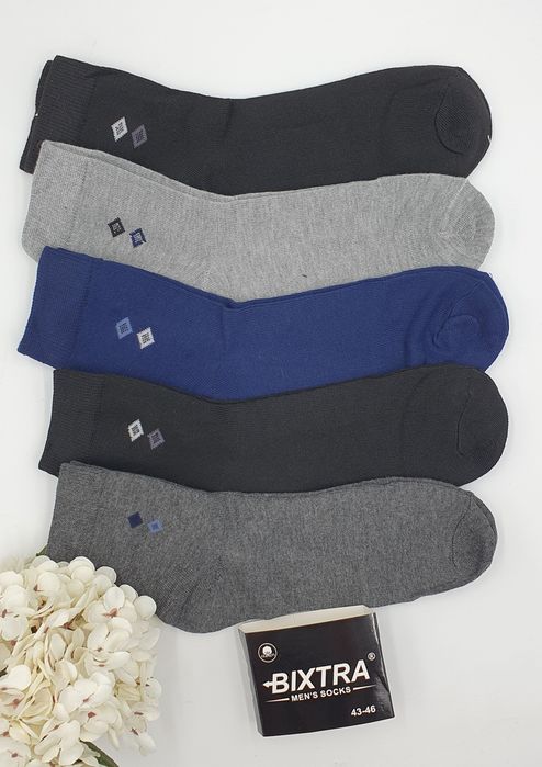 Bawełniane skarpetki męskie 43-46 skarpety męskie cienkie bawełna 95%