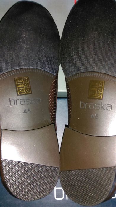 Braska р.45 кожаные туфли летние