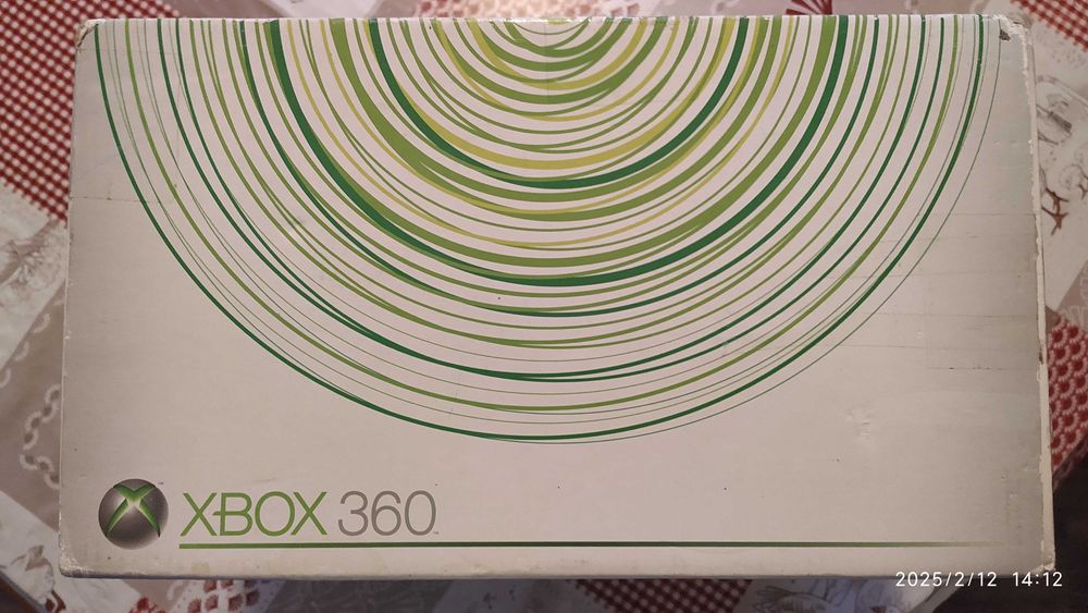 Caixa para consola XBOX360 com divisórias para colecionadores