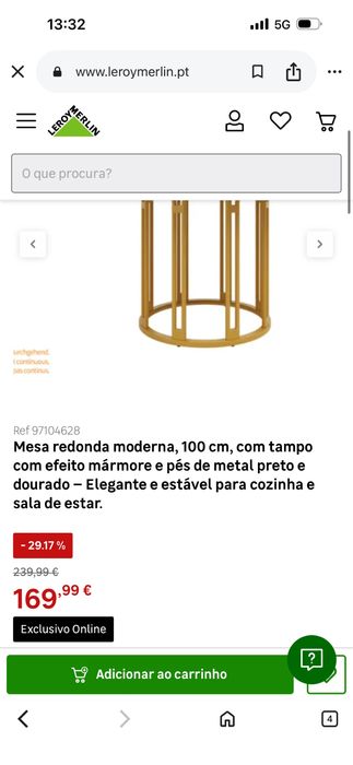 Mesa da Leroy Merlin NOVA