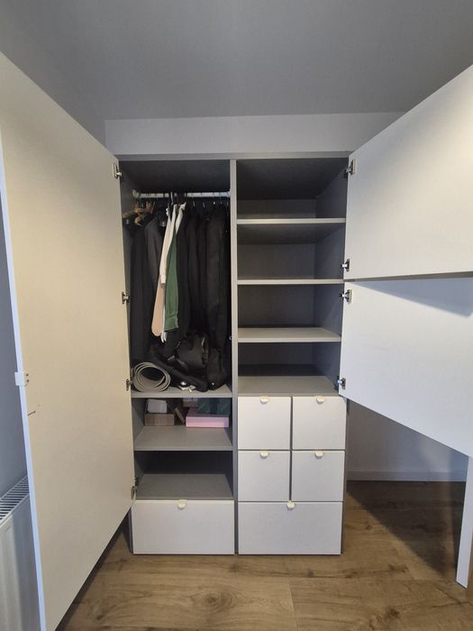 Szafa Ikea biało-szara