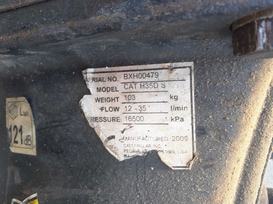 Młot hydrauliczny do minikoparki