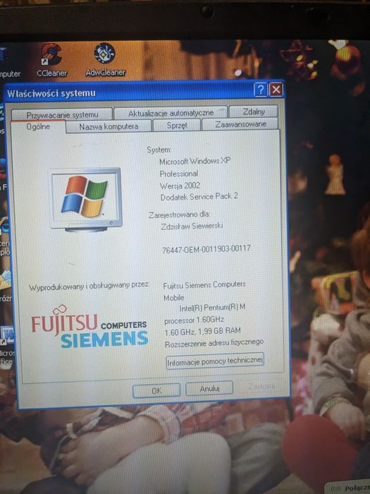 Ноутбук Fujitsu Siemens amilo pro v8010