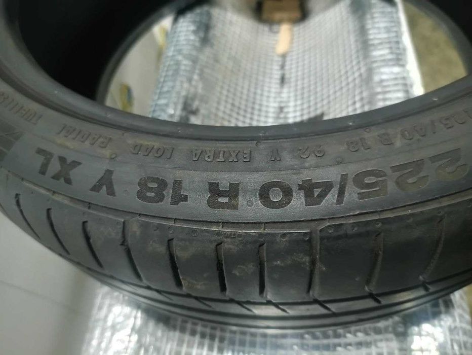Шина Continental 225/40R18. 1шт. Літо Розпаровка (0720)