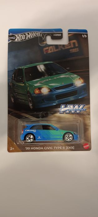 Hot wheels honda Civic type r ek9
