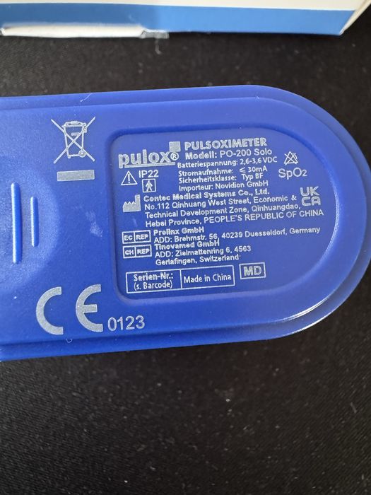 Пульсоксиметр PULOX PO-200 Solo