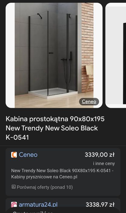 Kabina Prysznicowa New Trendy
