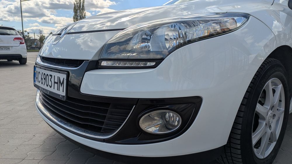 Автомобіль Renault Megane 3 1.5 dCi 2013 White 188тис км Безключовий доступ Рено Меган III