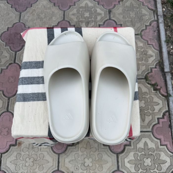 Тапочки, шлепанцы Adidas Yeezy Slide Beige, 47-48 размер, Оригинал, Тапки Сланцы Шльопанці