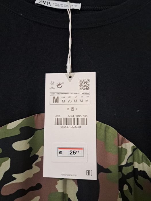 Vestido ZARA T. M Novo