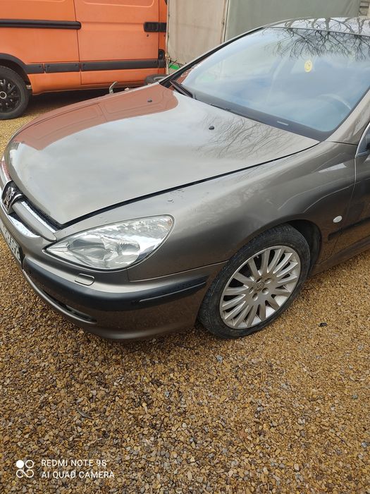 Przód kompletny maska błotnik zderzak lampa Peugeot 607 3,0 części