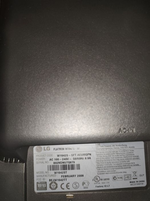 Monitor LG 19 polegadas vga