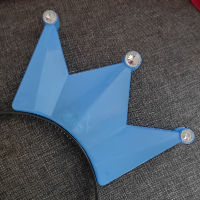 Opaska  niebieska korona