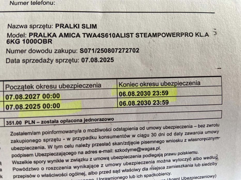Pralka Amica Slim