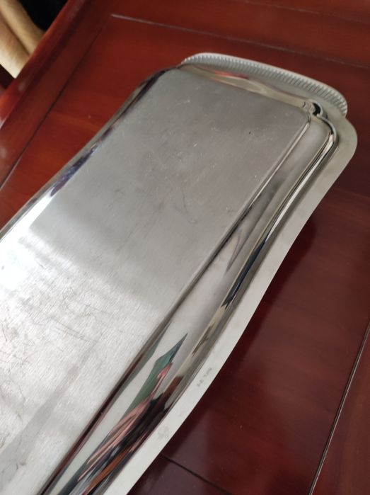 Travessas rectangulares em inox