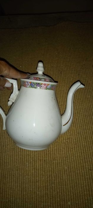 Conjunto Antigo Vista Alegre (Anos 20/40) – 3 Peças Porcelana Rara