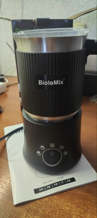 Електричний індукційний спінювач молока Biolomix 5-в-1