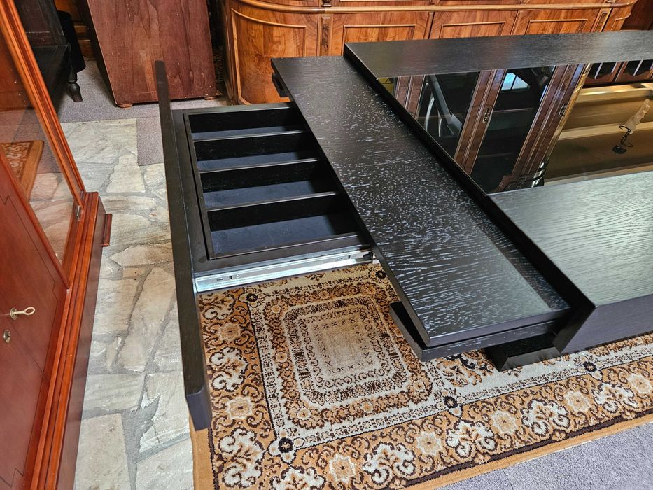 Grande mesa de sala extensível - Bom estado geral - S
