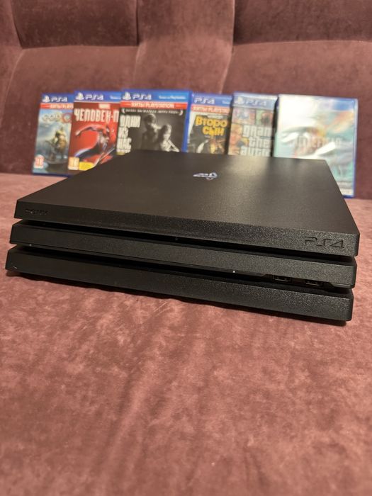 Ps4 pro 1TB с играми и аккаунтом