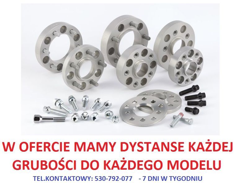 DYSTANSE +ŚRUBY do poszerzenia osi BMW E36 E46 E39 E60 E90- 15,20,30mm