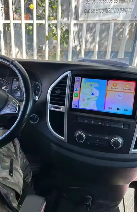 Rádio Mercedes Vito Android 14 com GPS (Novo)