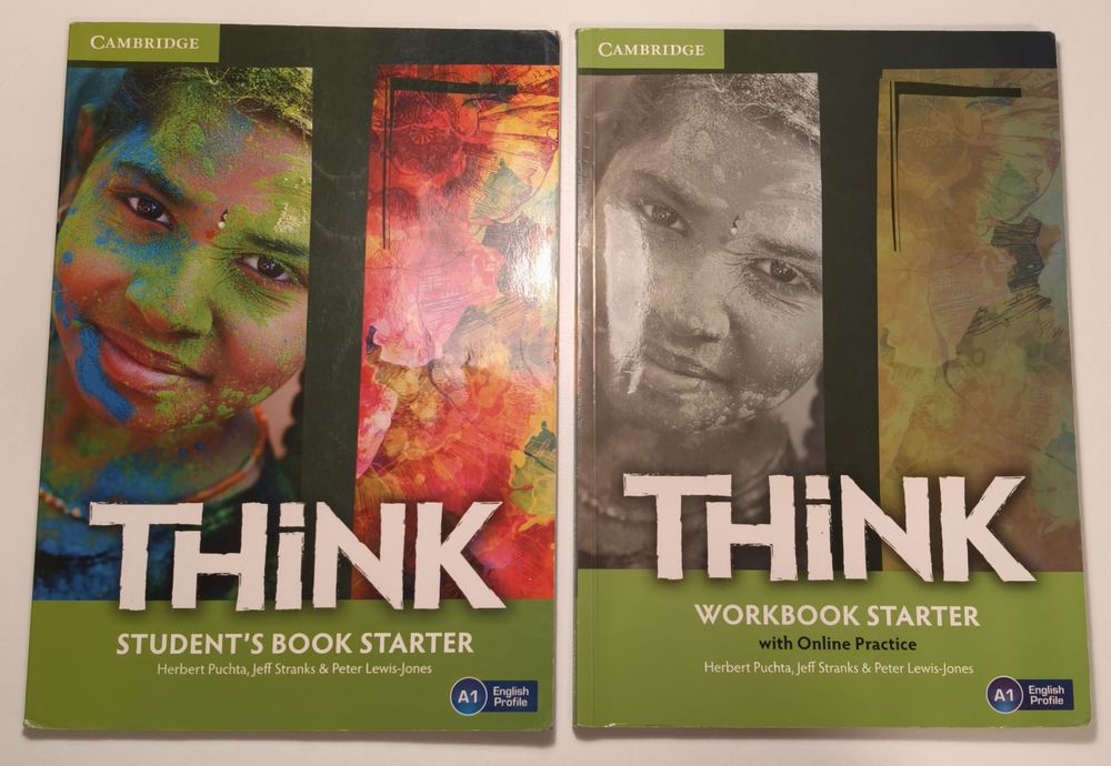 Pack Manuais Inglês Cambridge - Think Starter A1 (Student's Book + Workbook)