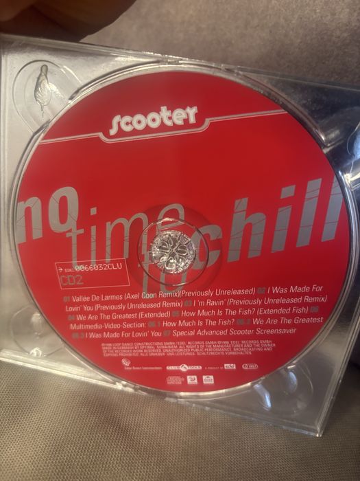Oryginalne plyty, limitowane Scooter No time to chill