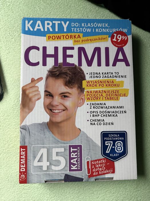 Karty do nauki - chemia