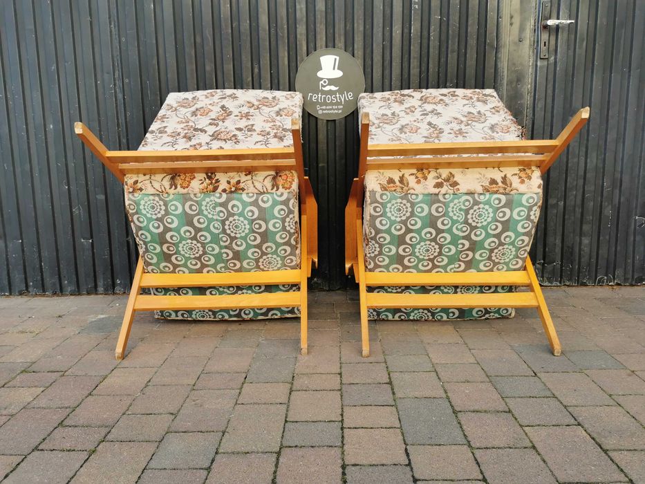 Fotel Czechosłowacja TATRA Nabytok, proj. F. Jirák, Vintage Prl Design