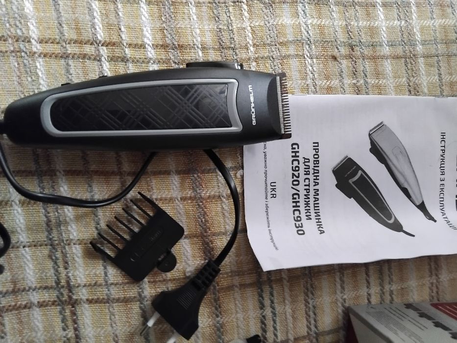машинки для стрижки волосся   Grunhelm GHC930 Професійна машинка Geemy
