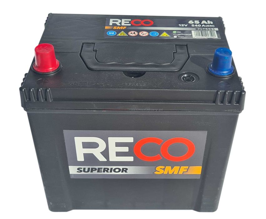 Akumulator RECO 65Ah 540A JAPAN Cmentarna 11/2