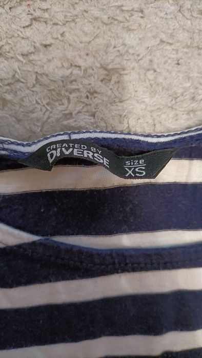 Bluzka bluzeczka bawełniana w paski DIVERSE XS