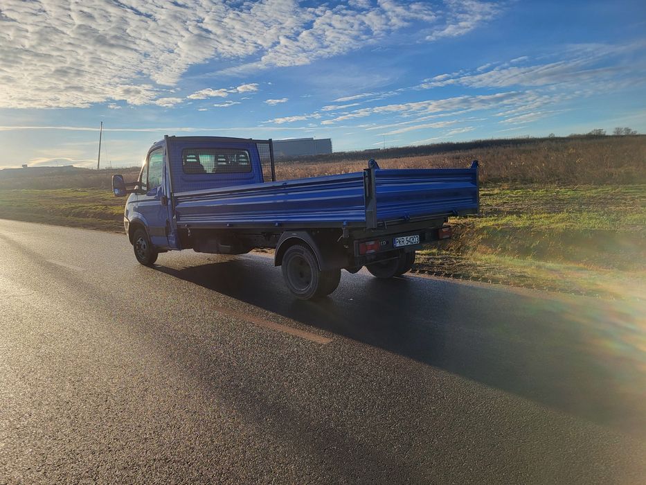 Iveco 50c15 nowy kiper wywrotka 4.10x2.10x 50cm na kat b hak 3.5t klim