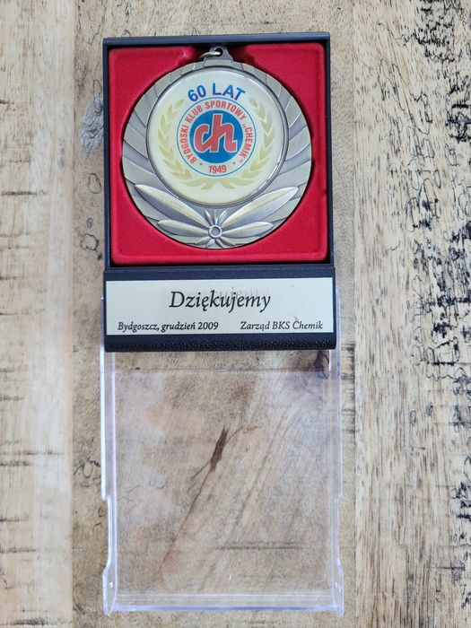 Medal 60 lat klubu BKS Chemik Bydgoszcz