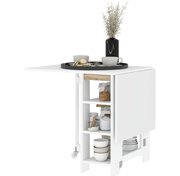 Mesa dobravel com duas abas