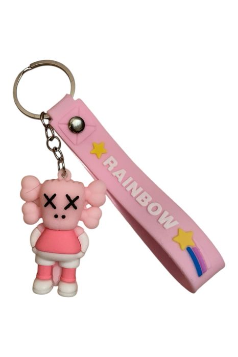 brelok do kluczy kaws rozowy